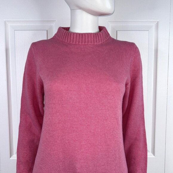 HEKLA&CO women's merino and cashmere pink sweater large - Picture 2 of 2